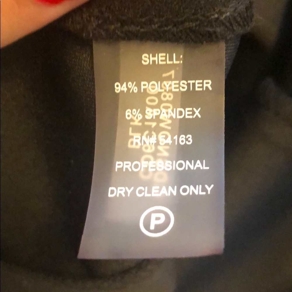 Calvin Klein Solid Black Sheath Dress - image 6